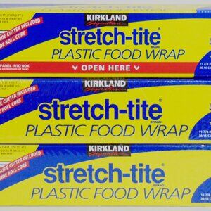 Kirkland Signature Stretch-Tite Plastic Food Wrap, 11 7/8 in x 758 ft 2-count 3